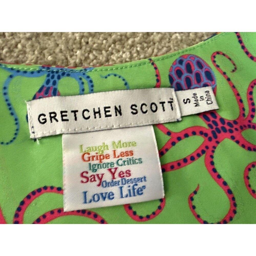 Gretchen Scott Dress Size Small Vibrant Colors Nautical Beach Ocean - Picture 6 of 10